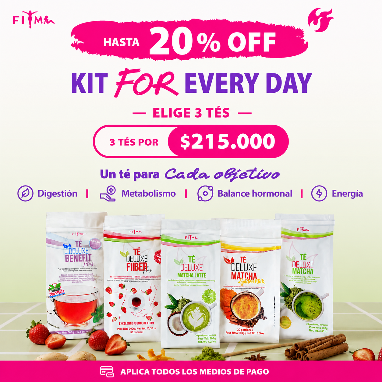 KIT FOR EVERYDAY ¡Elige 3 productos!