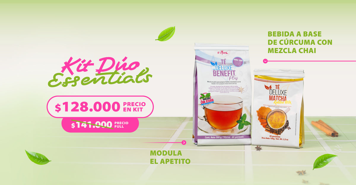 Kit Té Benefit Plus y Golden Milk Fitme