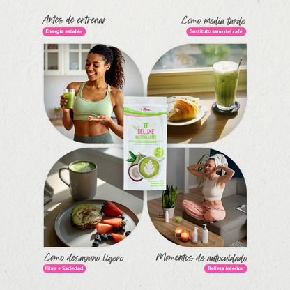 Promoción 20% OFF Té Deluxe Matcha Latte x 2
