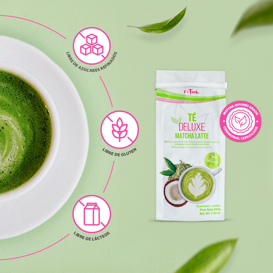 Promoción 20% OFF Té Deluxe Matcha Latte x 2